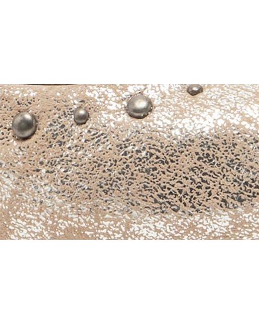 Free People Metallic Grace Ankle Strap Ballet Flat