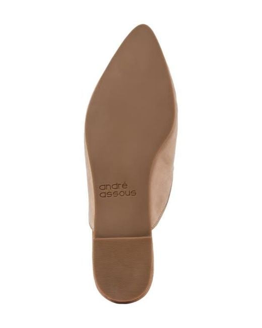 Andre Assous Brown Daria Mule