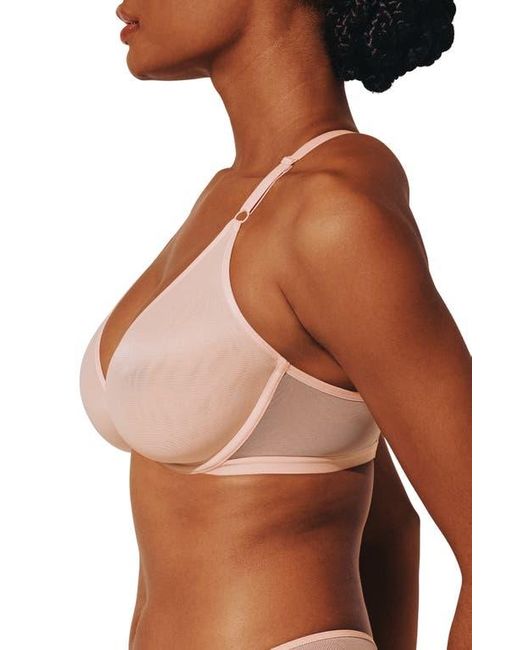 Thirdlove Brown Bare Underwire Front Clasp Mesh Spacer Bra