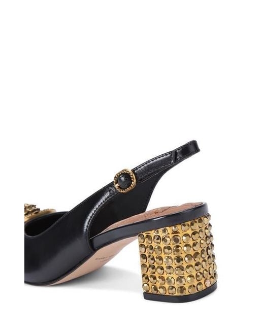 Kurt Geiger Black Chelsea Slingback Pump