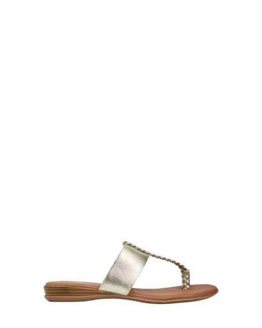 Andre Assous Multicolor Neo Toe Loop Sandal