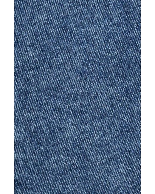 Steve Madden Blue Beatrix Denim Halter Top