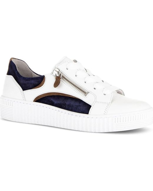 Gabor Blue 63.330 Platform Sneaker