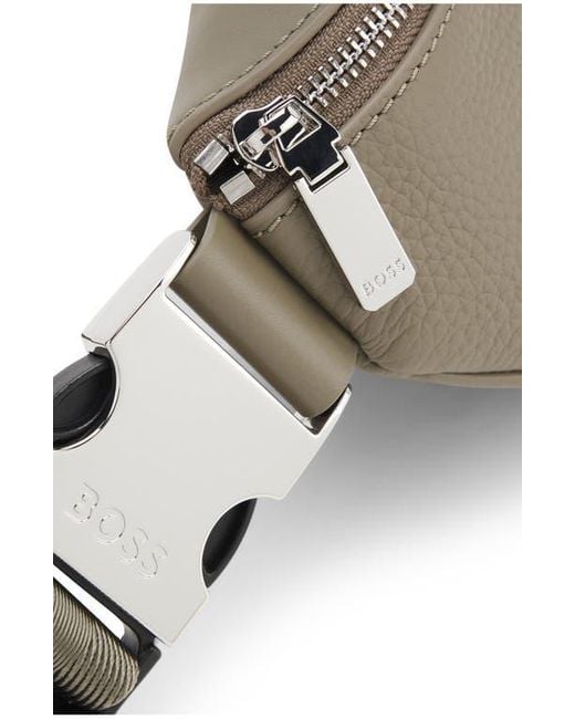 HUGO Natural New Crosstown Leather Belt Bag for men