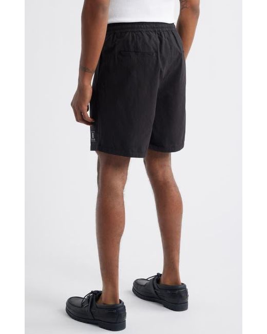 Standard Issue Blue Camp Pleated Shorts for men