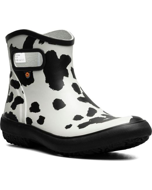 Bogs Black Patch Waterproof Rain Boot