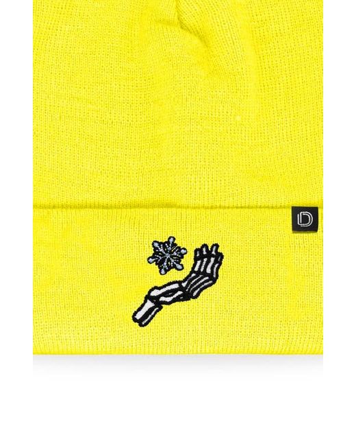 Alix Yellow Chill Touch Beanie for men