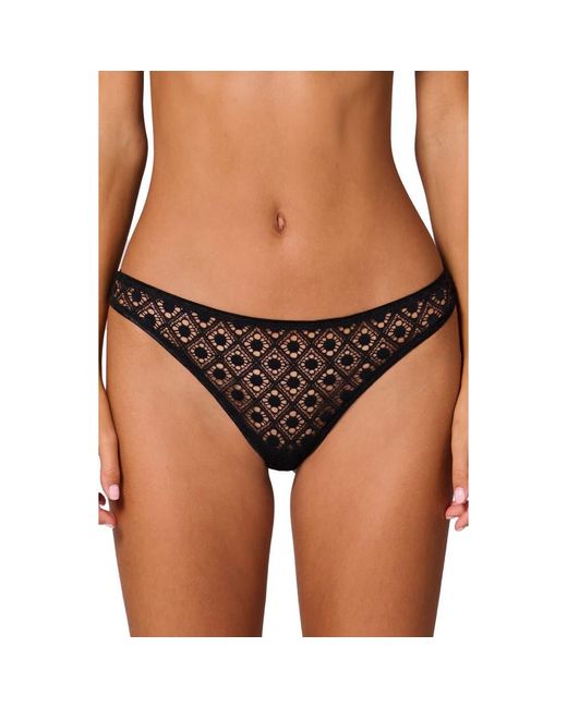 Simone Perele Brown Apolline Tanga Thong