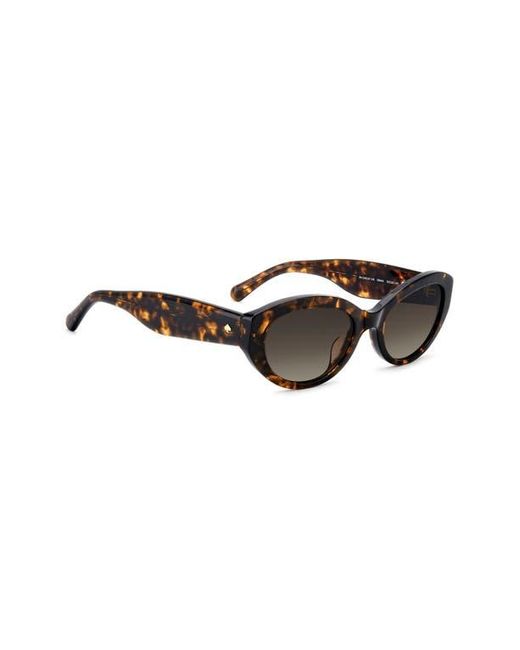 Kate Spade Black Caeley 52Mm Oval Sunglasses