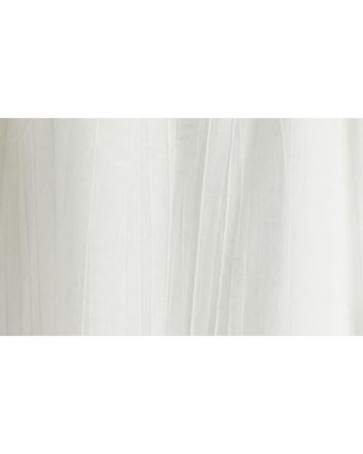 Julia Jordan White Flutter Sleeve Midi Dress