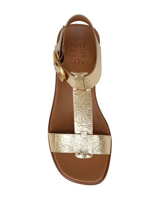 Naturalizer Brown Brandy T-Strap Sandal