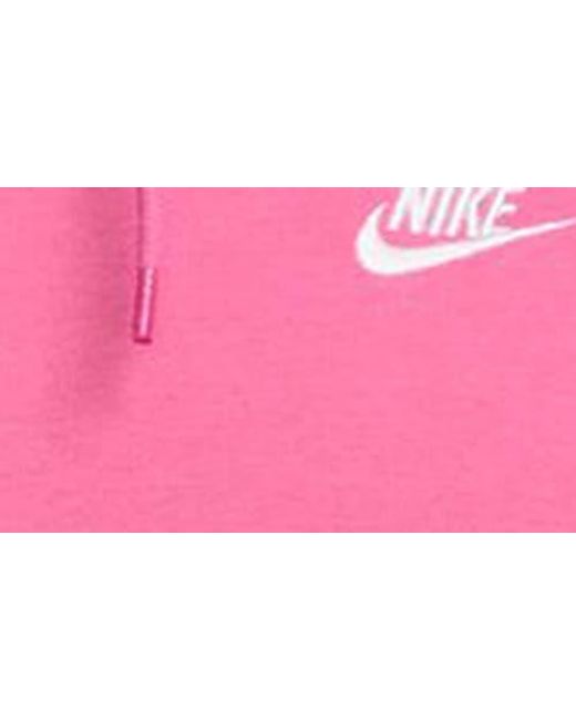 Nike Pink Club Fleece Pullover Hoodie for men
