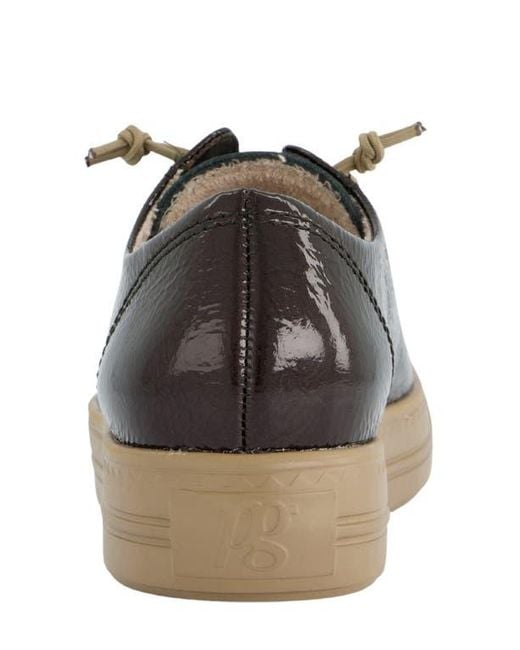 Paul Green Black Hadley Platform Sneaker