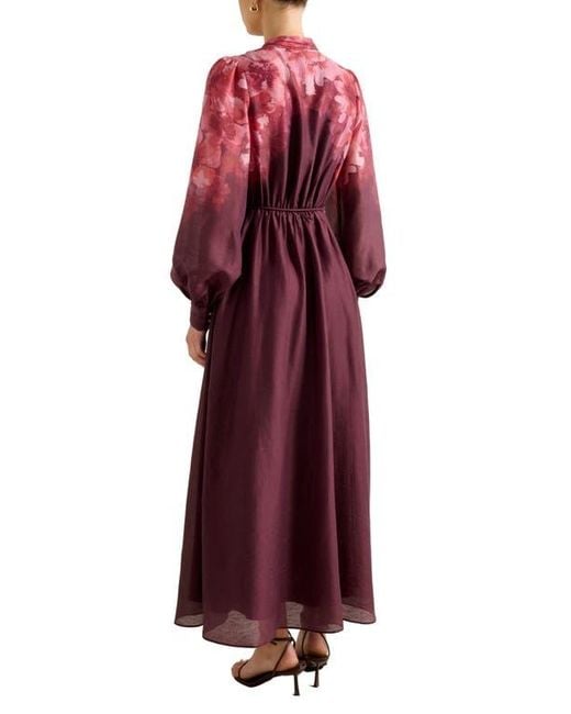 knee length dresses for ladies The Sweet Home Alexandria Frill Sleeve Long Dress