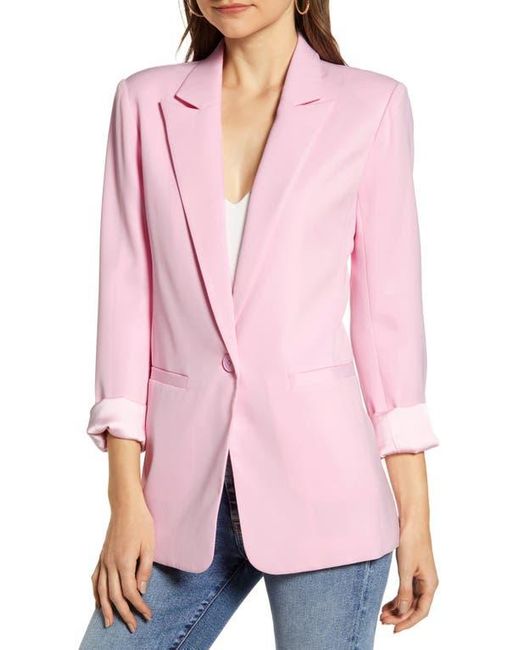Endless Rose Tailored Single Button Blazer