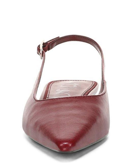 Sam Edelman Red Netty Slingback Pointed Toe Flat