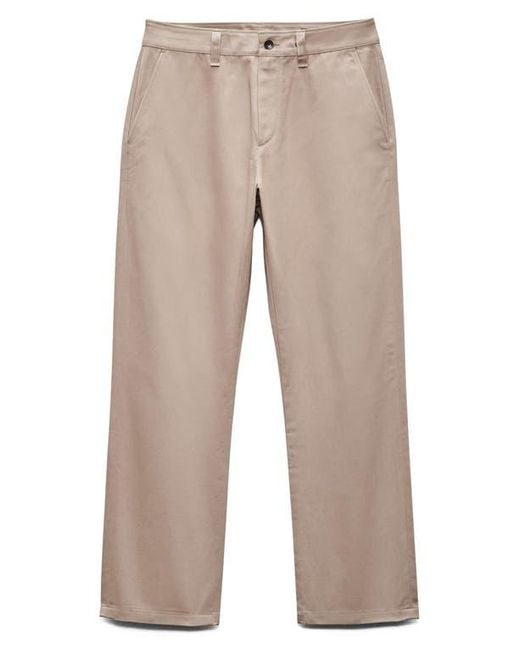 Rag & Bone Natural Haydon Relaxed Straight Leg Twill Chinos for men