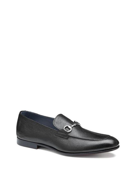 Johnston & Murphy Black Taylor Bit Loafer for men
