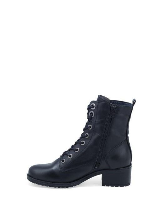 Miz Mooz Blue Juke Lace Up Bootie