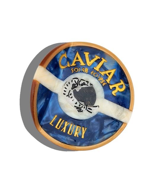 Solar Eclipse Blue Caviar Claw Clip
