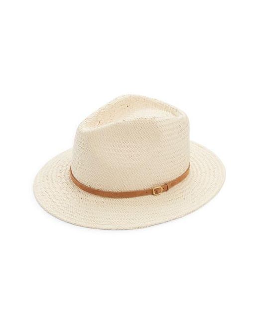 Rag & Bone Natural Packable Straw Fedora