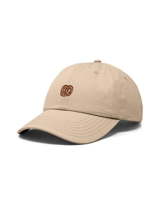 Alix White Pretzel Dad Cap