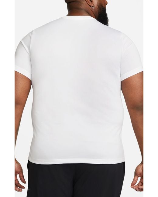 Nike White Dri-fit Legend T-shirt for men