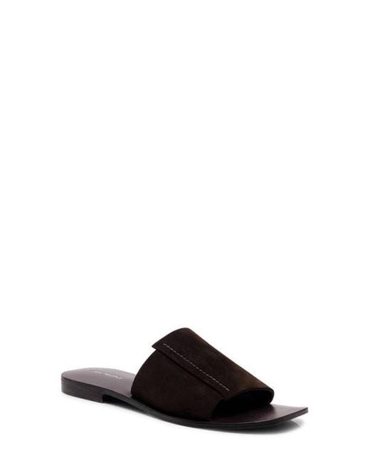 Free People Black Verona Slide Sandal
