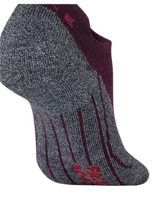 Falke Purple Ru3 Comfort Invisible Running Socks