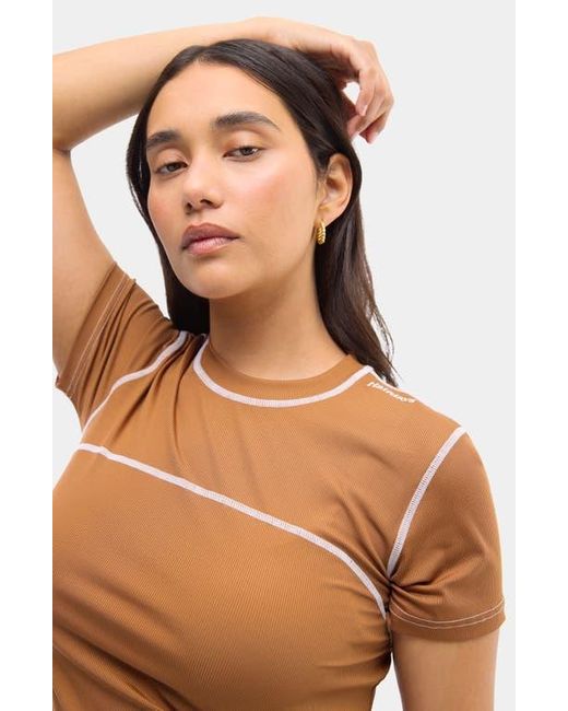 Halfdays Brown Mollie Performance T-Shirt