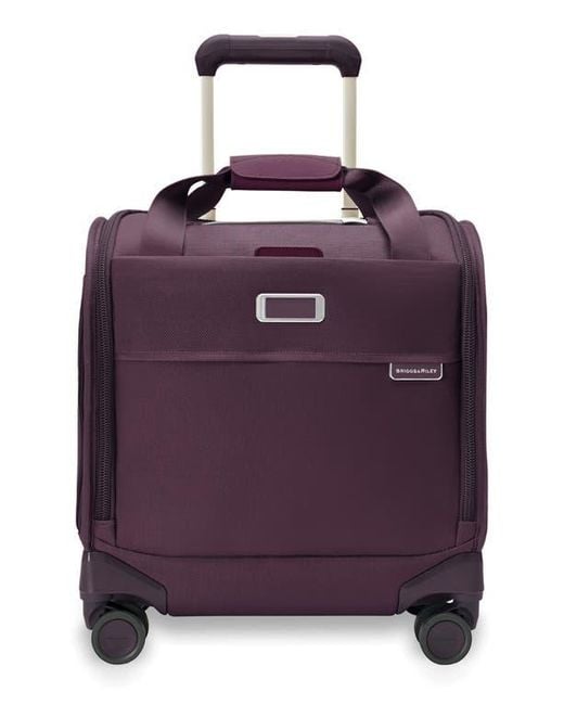 Briggs & Riley Purple Baseline Cabin Spinner Carry-On Bag for men