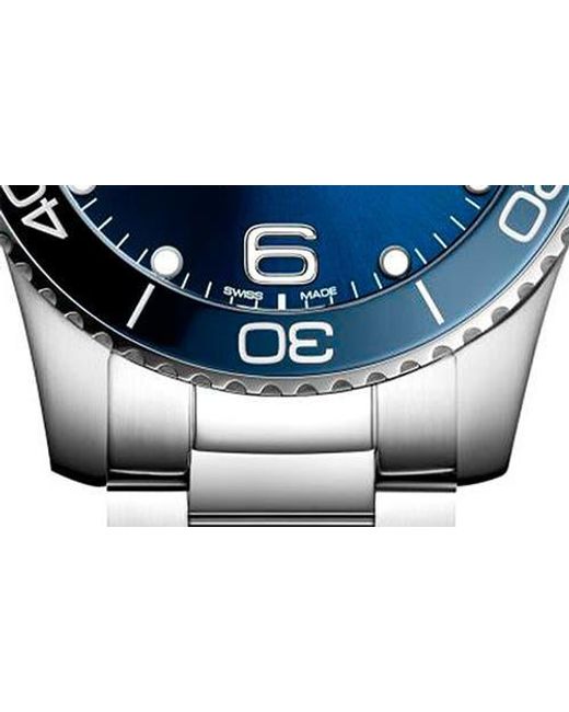 Longines Gray Hydroconquest Automatic Bracelet Watch, 41Mm