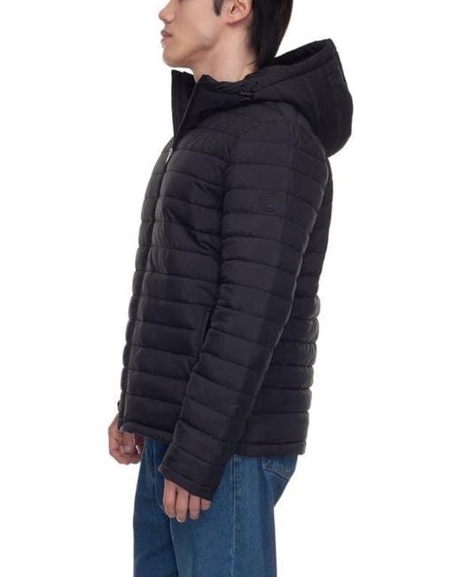 Rokka&Rolla Blue Midweight Puffer Jacket for men