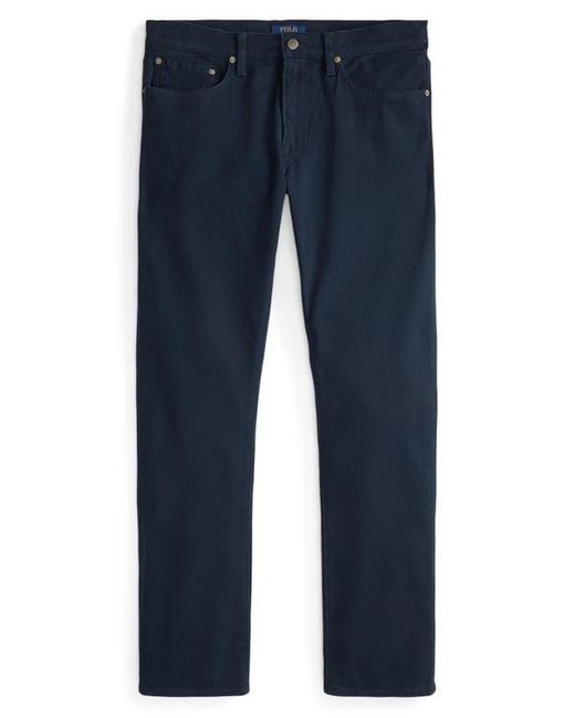 Polo Ralph Lauren Blue Sullivan Slim Fit Cotton Stretch Twill 5-Pocket Pants for men