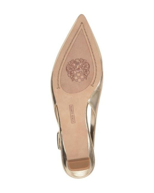 Vince Camuto Natural Valther Pointed Toe Flat