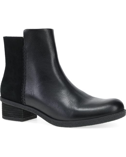 Dansko Black Denay Waterproof Bootie