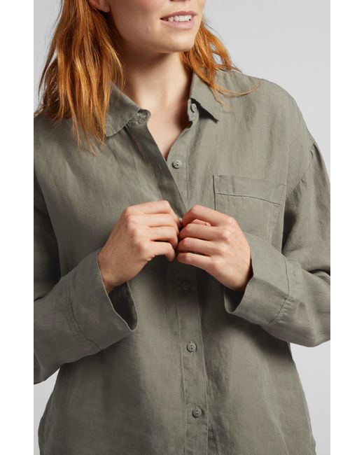 Parachute Gray Linen Shirt