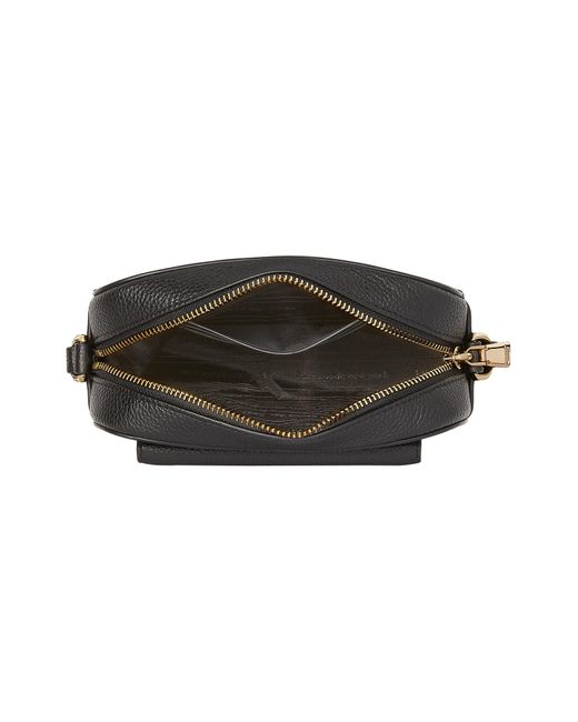 Kate Spade Black Ava Pebble Leather Crossbody Bag