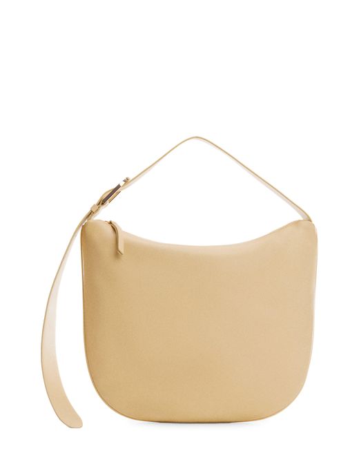 Mango Natural Leather Shoulder Bag