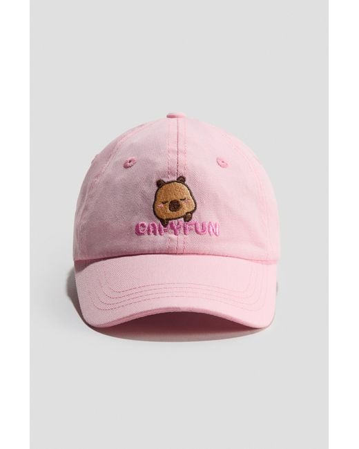 H&M Pink Cotton Cap