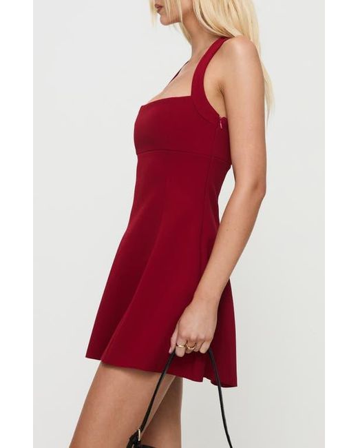Princess Polly Red Alyn Halter Minidress