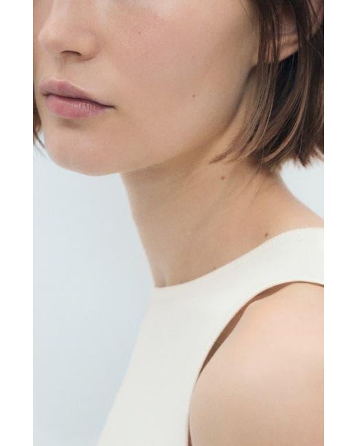 Mango Blue Sleeveless Sweater