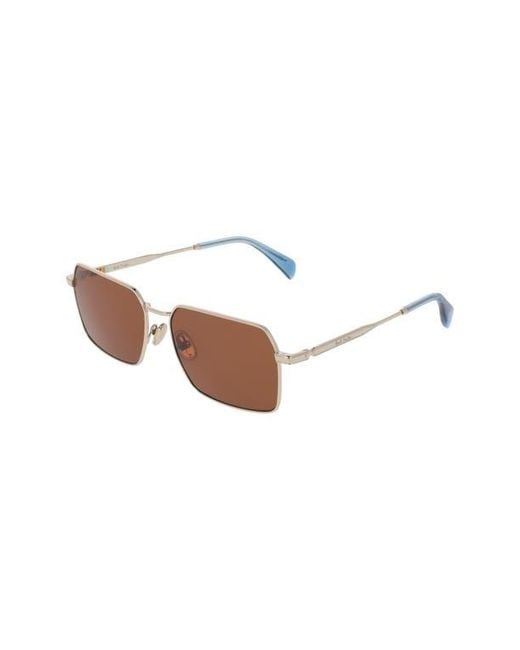 Paul Smith Brown 58Mm Modified Rectangular Sunglasses for men