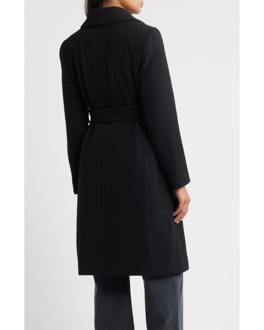 Sam Edelman Black Chevron Pattern Tie Waist Coat