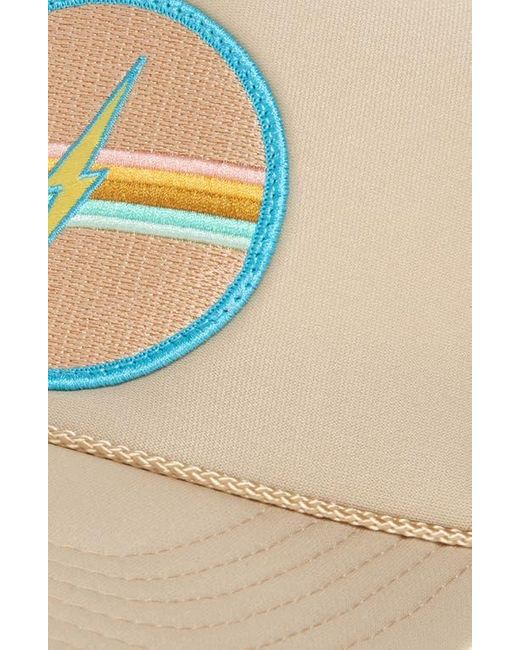 Friday Feelin White Embroidered Patch Trucker Hat