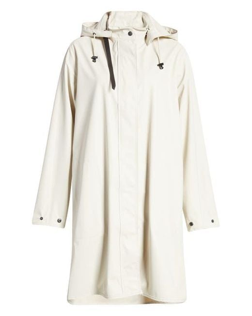 Ilse Jacobsen Blue Hooded Raincoat
