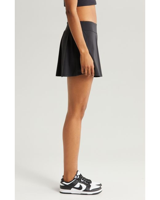 Zella Black Luxe Lite Step Out Tennis Skirt With Shorts