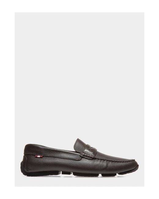 Bally White Pilot Driver for men