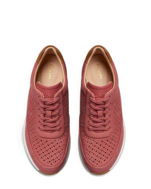 Clarks Red Tivoli Grace Sneaker