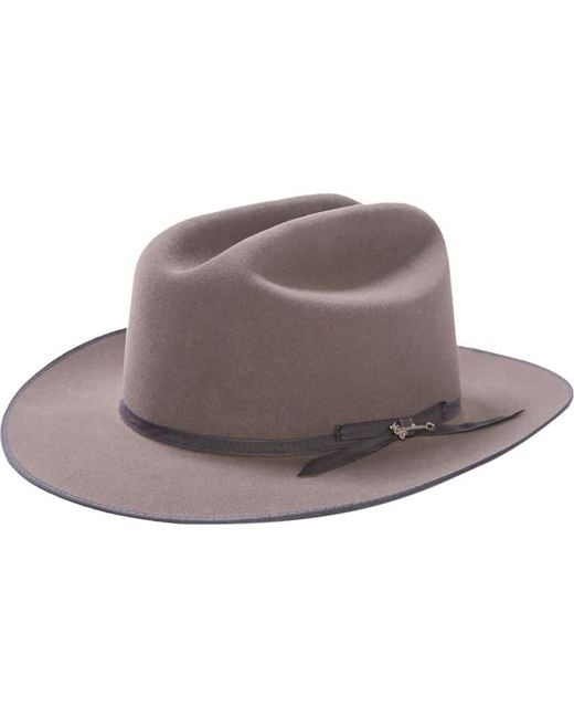 Open Rhodes Hat Stetson Open Road Royal Deluxe Hat in Brown | Lyst